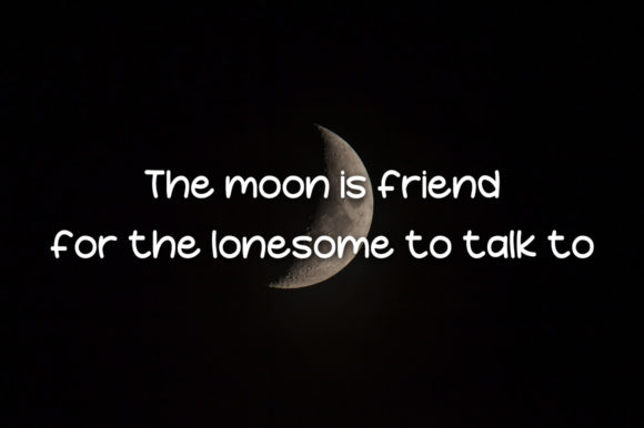 Crescent Moon Font - Preview 2