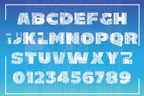 Digimom Font font preview - 1