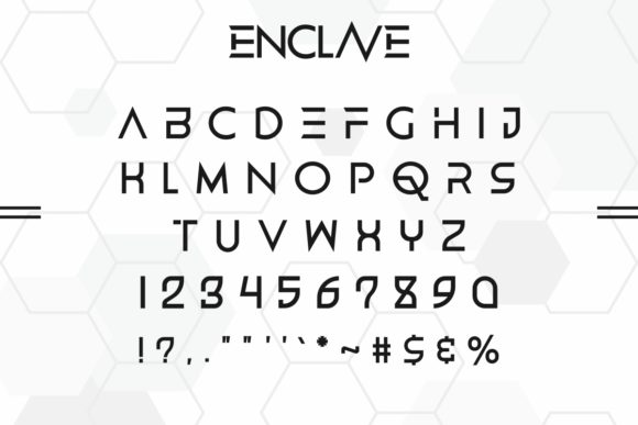 Enclave Font - Preview 3