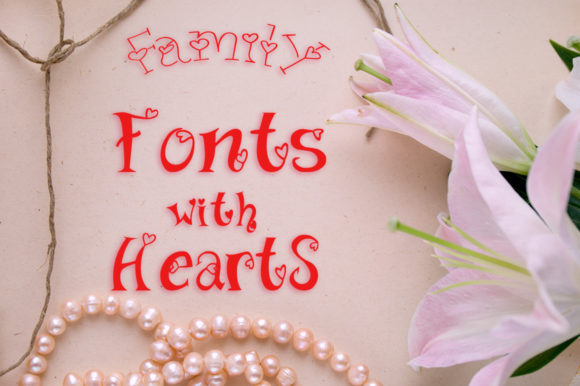 Family Heart Font - Preview 1