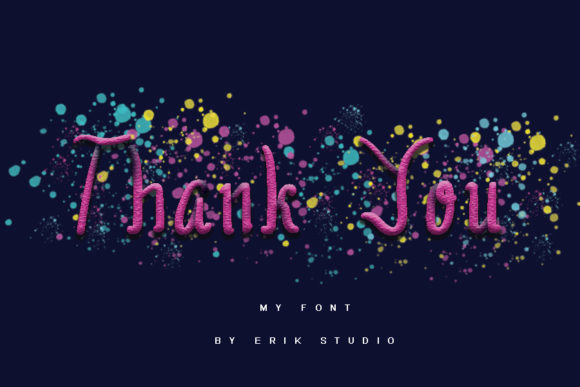 First Sight Font PNG with transparent background - Preview 3