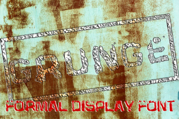 Grunge Font - Preview 1