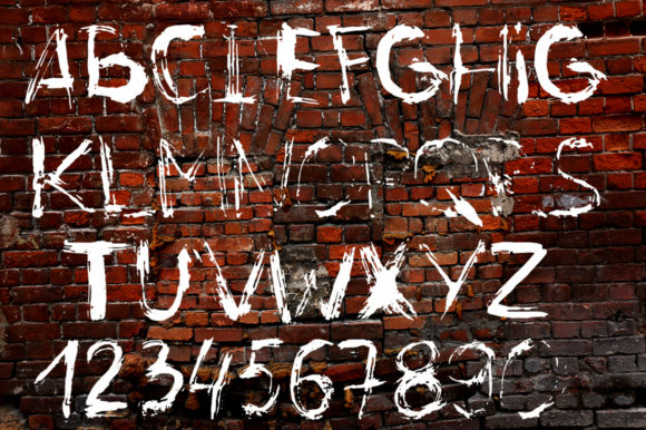 Grunge Font - Preview 1