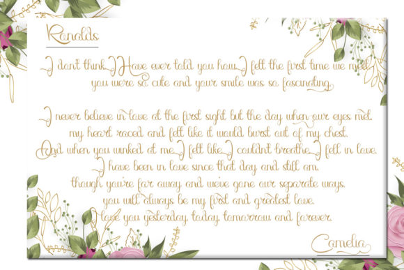 Hunting Wedding Font - Preview 5