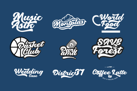 Original Taste Font PNG with transparent background - Preview 2