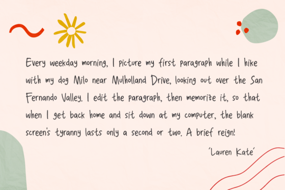 Rose Marie Font PNG with transparent background - Preview 1