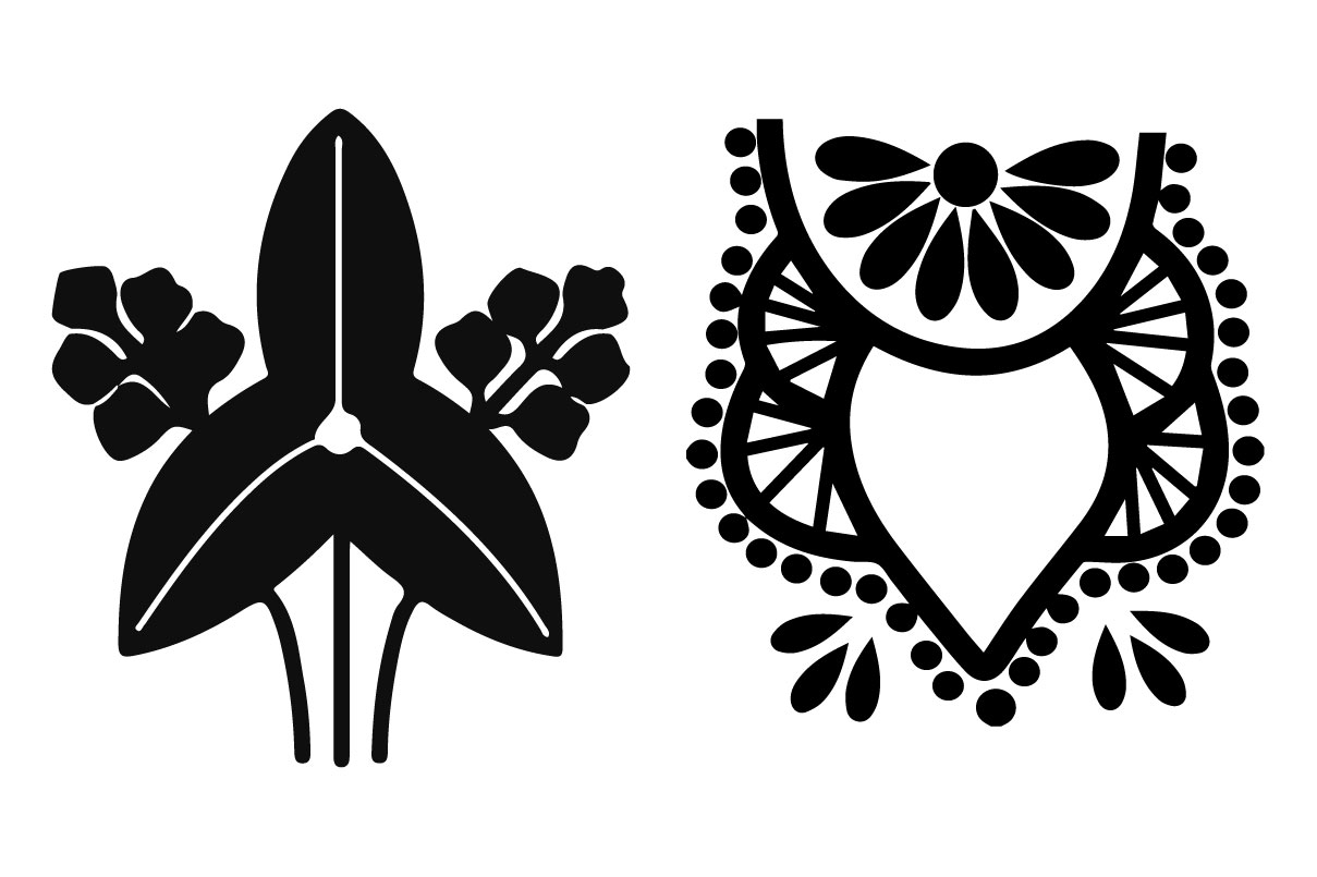 Sketches of Flowers, Plants, Floral Set.