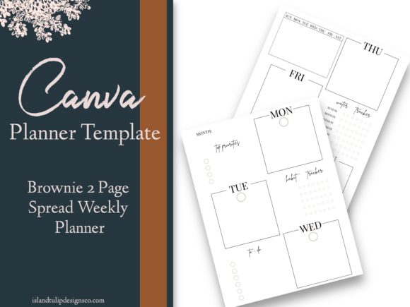 Weekly Planner Canva Template