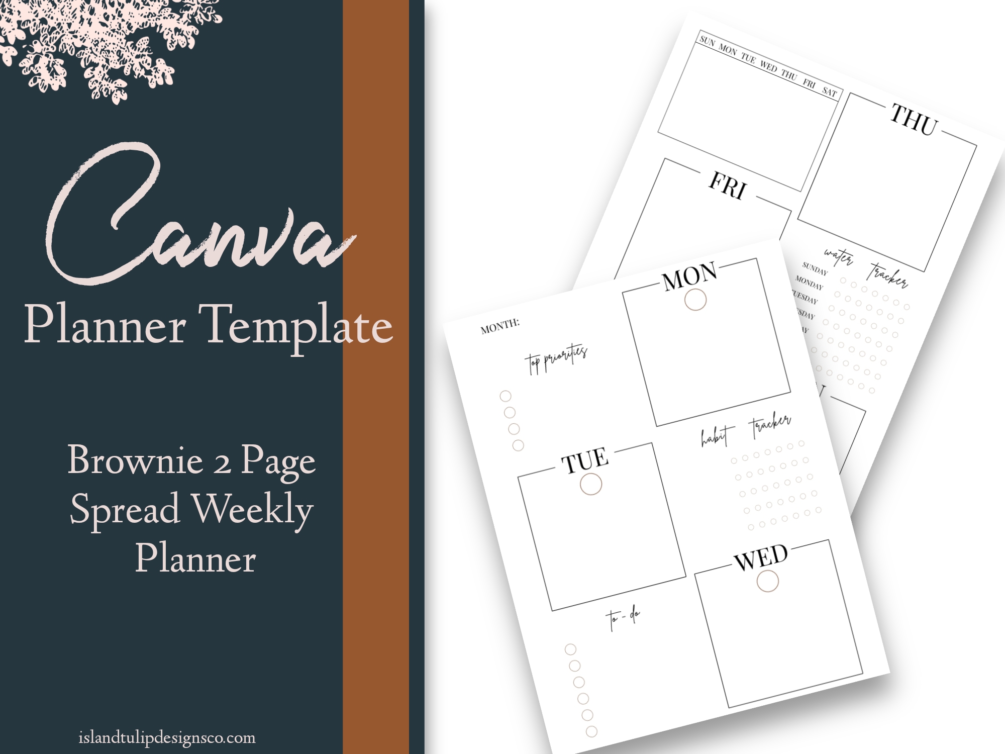 Weekly Planner Canva Template