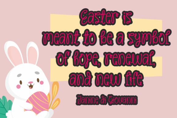 Always Easter Font PNG with transparent background - Preview 1
