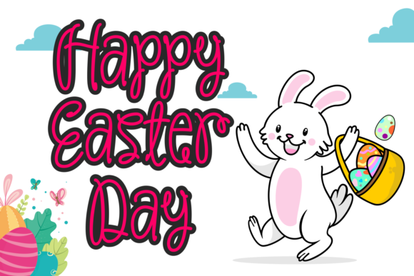 Always Easter Font PNG with transparent background - Preview 3