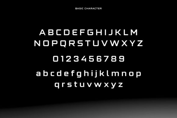 Armstrong Square Font PNG with transparent background - Preview 3