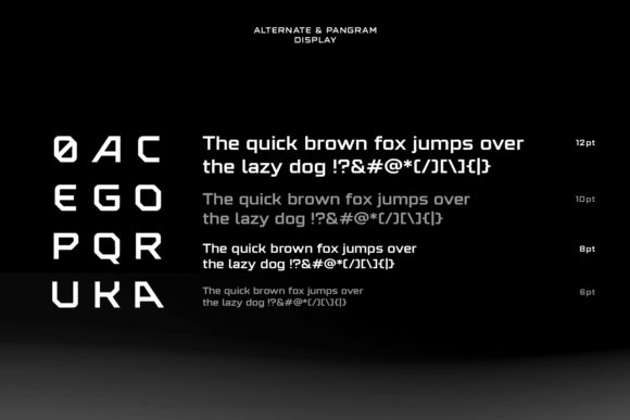 Armstrong Square Font - Preview 5