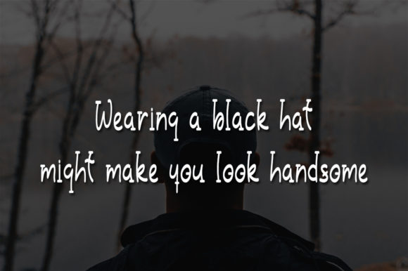 Black Hat Font - Preview 1