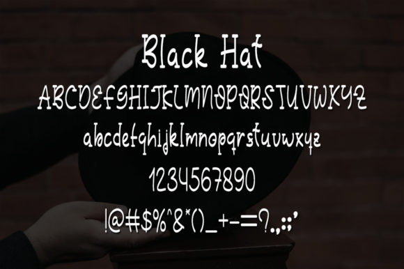 Black Hat Font - Preview 4