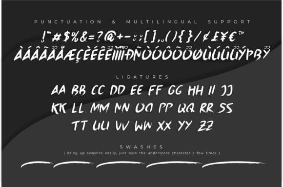 Black Unicorn Font - Preview 4