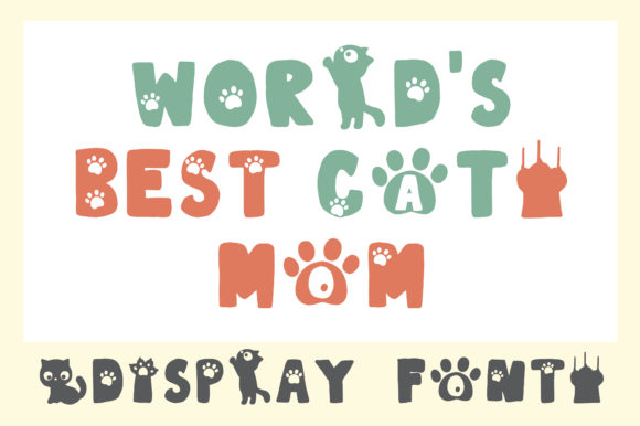 Cat-Aholic Font - Preview 1