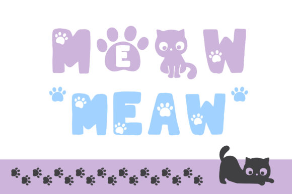 Cat-Aholic Font - Preview 2