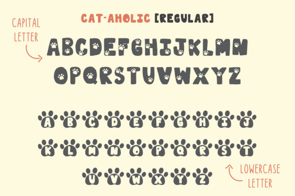 Cat-Aholic Font - Preview 3