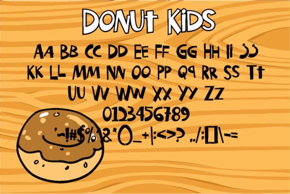 Donut Kids Font - Preview 4