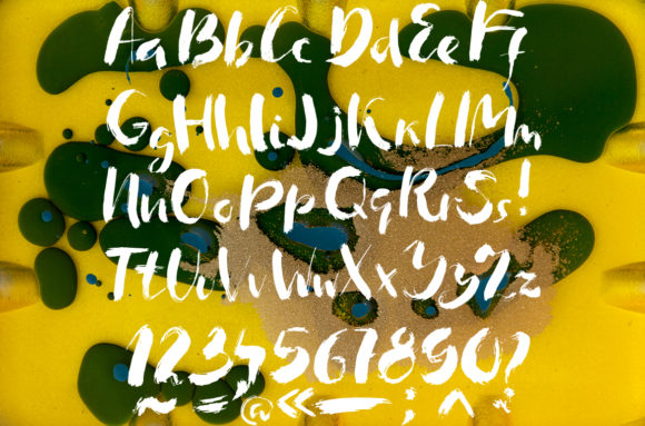 Dry Brush Font - Preview 1