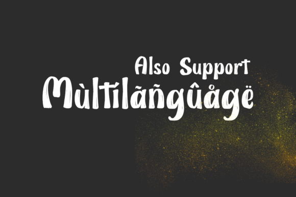 Gold Grater Font PNG with transparent background - Preview 3