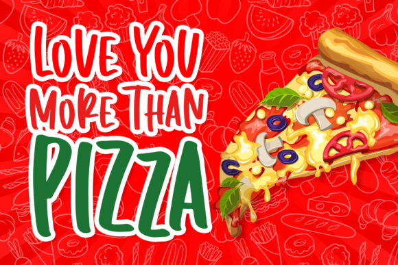 Hungry Brush Font PNG with transparent background - Preview 1