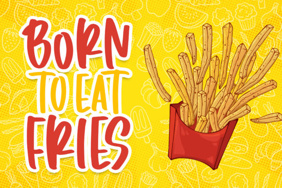 Hungry Brush Font PNG with transparent background - Preview 2