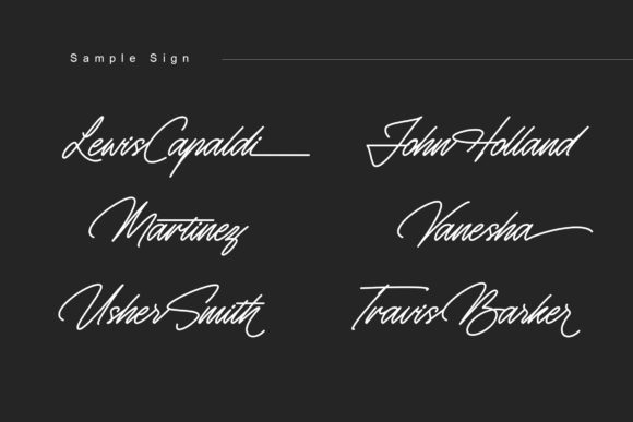 Monosign Font PNG with transparent background - Preview 3