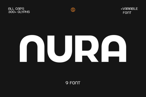 Preview specimen of Nura sans serif font