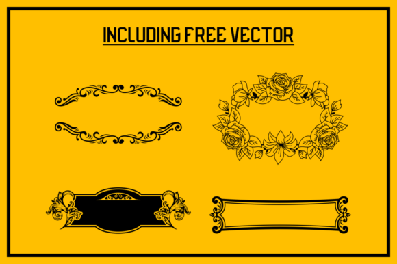 Rusher Font PNG with transparent background - Preview 1