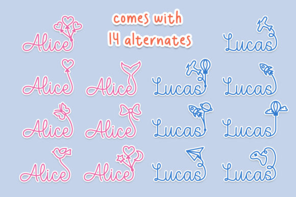 Alice Font - Preview 1
