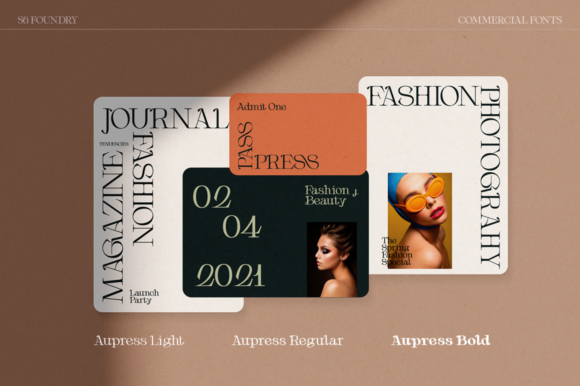 Aupress Font - Preview 1
