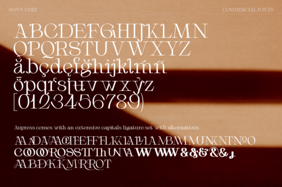 Aupress Font - Preview 3