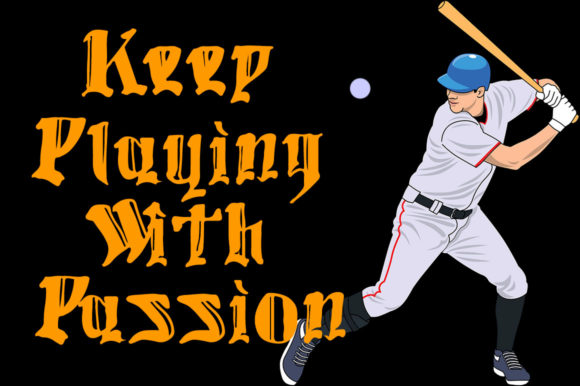 Baseball Font - Preview 4