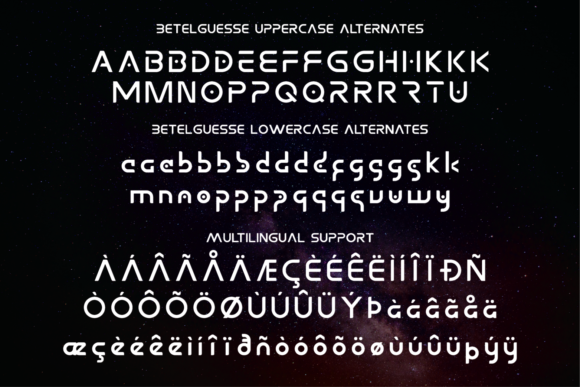Betelguesse Font - Preview 2
