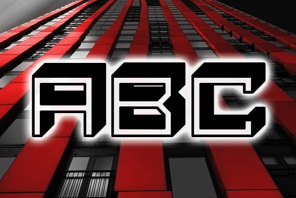 Blocky Letters Font - Preview 2