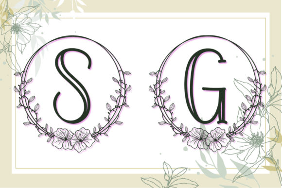 Cania Monogram Font - Preview 2