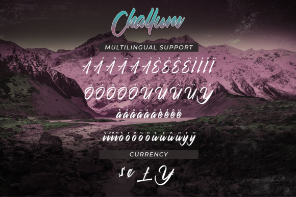 Challum Font - Preview 2