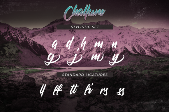 Challum Font - Preview 3