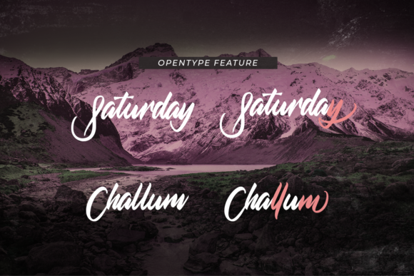 Challum Font - Preview 4