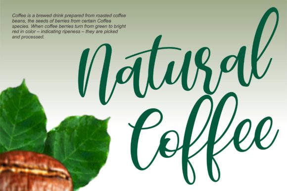 Coffee Matcha Font - Preview 1