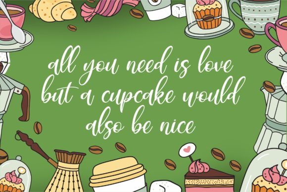 Coffee Matcha Font - Preview 5