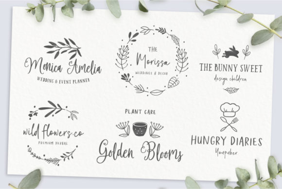 Felichiya Collection Font PNG with transparent background - Preview 1