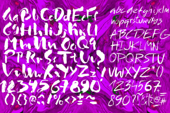 Dry Brush Duo Font - Preview 1