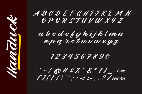 Handuck Font - Preview 6