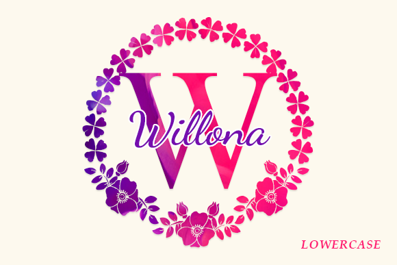 Hibiscus Monogram Font - Preview 2