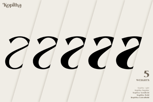 Kopitha Font PNG with transparent background - Preview 1