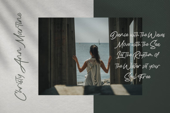 Life Rolling Font PNG with transparent background - Preview 3