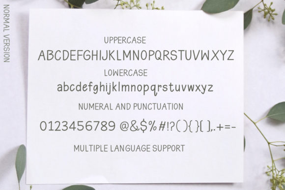 Lovey Dovey Font PNG with transparent background - Preview 3